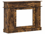Fireplace Surround Smoked Oak 102 x 26 x 100 cm Engineered Wood 8006647