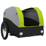 Bike Trailer Black and Green 30 kg Iron 94123