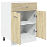 Drawer Bottom Cabinet Lyon Sonoma Oak 60x46x81.5 cm Engineered Wood 849614