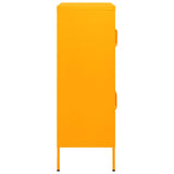 Storage Cabinet Mustard Yellow Steel Medium Storage Cabinet 336137