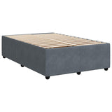 Bed Frame without Mattress Dark Grey 120x190 cm Small Double Velvet 3284995