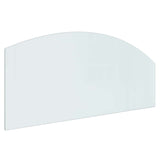 Fireplace Glass Plate Transparent 120 x 50 cm Glass 353884