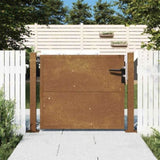 Garden Gate 100x100 cm Corten Steel 153203