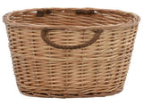 Firewood Basket with Carrying Handles 58x42x29 cm Natural Willow 286982