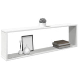 Wall Cube Shelf 4 pcs White 100x15x30 cm Engineered Wood 807080