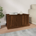 ZNTS Storage Box Brown Oak 70x40x38 cm Engineered Wood 816511