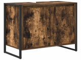 Bathroom Cabinet Smoke Oak 60 x 30 x 60 cm Engineered Wood 886488