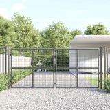Mesh Garden Gate Anthracite 300x125 cm Galvanised Steel 154530