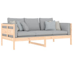 ZNTS Day Bed without Mattress Solid Wood Pine 90x190 cm Single 820307