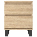 ZNTS Bedside Cabinet Sonoma Oak 40x35x50 cm Engineered Wood 830690