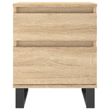 ZNTS Bedside Cabinet Sonoma Oak 40x35x50 cm Engineered Wood 830690