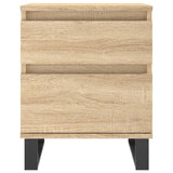 Bedside Cabinet Sonoma Oak 40x35x50 cm Engineered Wood 830690