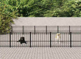 Outdoor Dog Kennel Steel 46.1 m 3124650