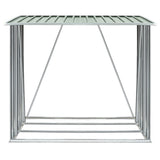 Garden Log Storage Shed Galvanised Steel 163x83x154 cm Green 47089