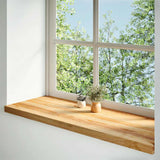 Window Sills 2 pcs Light Brown 100x40x2 cm Solid Wood Oak 4009160