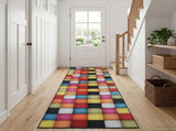 Rug Runner LESAKA Colourful 80 x 450 cm Diamond Velvet 42045350