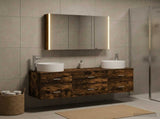 Bathroom Furniture Set 4 pcs Smoked Oak 3407067