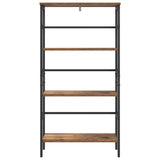 Bookshelf 3-Tier 60 x 29.5 x 115 cm Engineered Wood Old Wood 883926