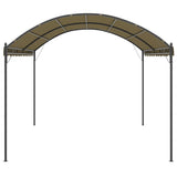 Gazebo 4x3x2.6 m Taupe 180 g/m 312217