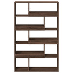 Bookcase Brown Oak 100x33x156.5 cm Engineered Wood 3309345