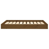 Dog Bed Honey Brown 91.5x64x9 cm Solid Wood Pine 820864