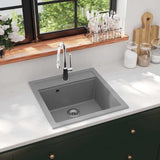 Granite Kitchen Sink Single Basin Grey 142949
