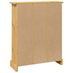 3-Tier Bookcase Mexican Pine Corona Range 80x29x100 cm 243745