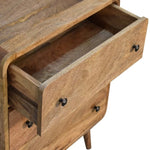 Mini Curved Oak-ish Chest IN3341