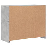 Sideboard with LED Lights Concrete Grey 81x37x67 cm 836661