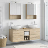 Bathroom Furniture Set 5 pcs Sonoma Oak 3406961