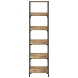Bookshelf 5-Tier 50x33x188.5cm Engineered Wood Artisan Oak 882758