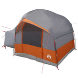 Tailgate Tent with Rainfly Water-resistant Grey and Orange 42028545