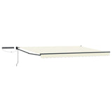 Electric Retractable Awning Cream and Anthracite 5 x 3 m 3420178