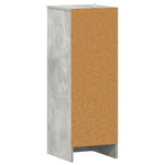 Shoe Cabinet Concrete Grey 32x35x92 cm Engineered Wood 808976