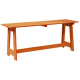 Outdoor Bench Brown 119 x 37 x 47 cm Solid Pine Wood 4012192