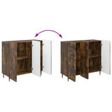 Sideboard Smoked Oak 89 x 34.5 x 82 cm Engineered Wood 894420