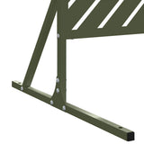 Privacy Screen Olive 100 x 50 x 180 cm Steel 868545