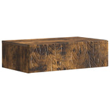 Wall-Mounted Side Table Smoked Oak 87.5 x 34.5 x 17 cm 898840