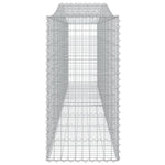 Arched Gabion Baskets 15 pcs 400x50x100/120 cm Galvanised Iron 3145965