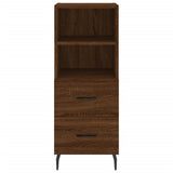 Sideboard Brown Oak 34.5x34x90 cm Engineered Wood 828691