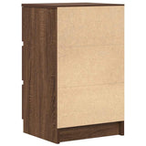 Bedside Cabinets with 3 Drawers 2 pcs Brown Oak 39x35x65 cm 861350