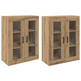 Wall Mounted Cabinets 2 pcs Artisan oak 69.5 x 34 x 90 cm 3394585