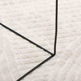 Rug IZA Short Pile Scandinavian Look Cream 140x200 cm 375441