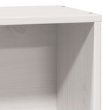 Bookcase Bed without Mattress White 75x190cm Small Single Solid Wood Pine 3323090