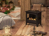 Freestanding Ethanol Fireplace, Steel Bioethanol Fireplace with Stainless Steel Flame Snuffer, 1.2L T3398P378802