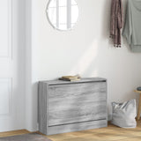 Shoe Cabinet Grey Sonoma 80x21x57 cm Engineered Wood 839915