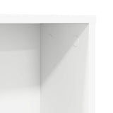 Desk with Shelf White 91 x 50 x 149 cm Engineered Wood 869258