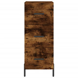 Sideboard Smoked Oak 34.5x34x90 cm Engineered Wood 828617