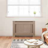 Radiator Cover 2 pcs Brown 112 x 19 x 81.5cm Engineered Wood 3403230