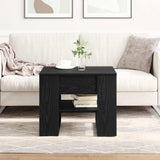 Coffee Table Black Oak 55.5 x 55 x 45 cm Engineered Wood 862730